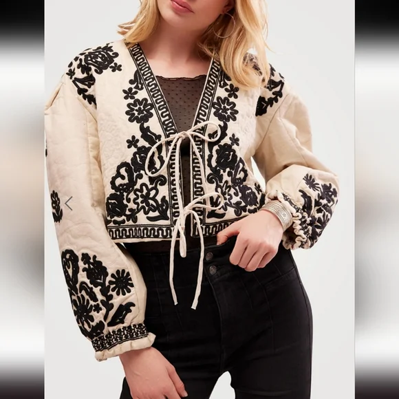 FREE PEOPLE BALI MABEL JACKET- SIZE LARGE - Picture 3 of 7